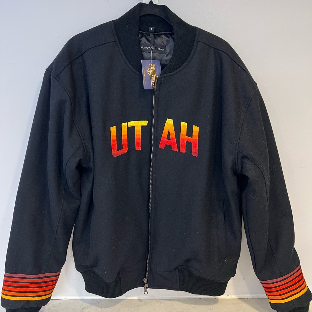 UTAH JAZZ X GRUNGY GENTLEMAN BOMBER JACKET